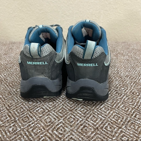 Merrell Women's Gray Granite eggshell Ridgepass Hiking Shoe Sz 9.5 Gorpcore EUC - Picture 3 of 8